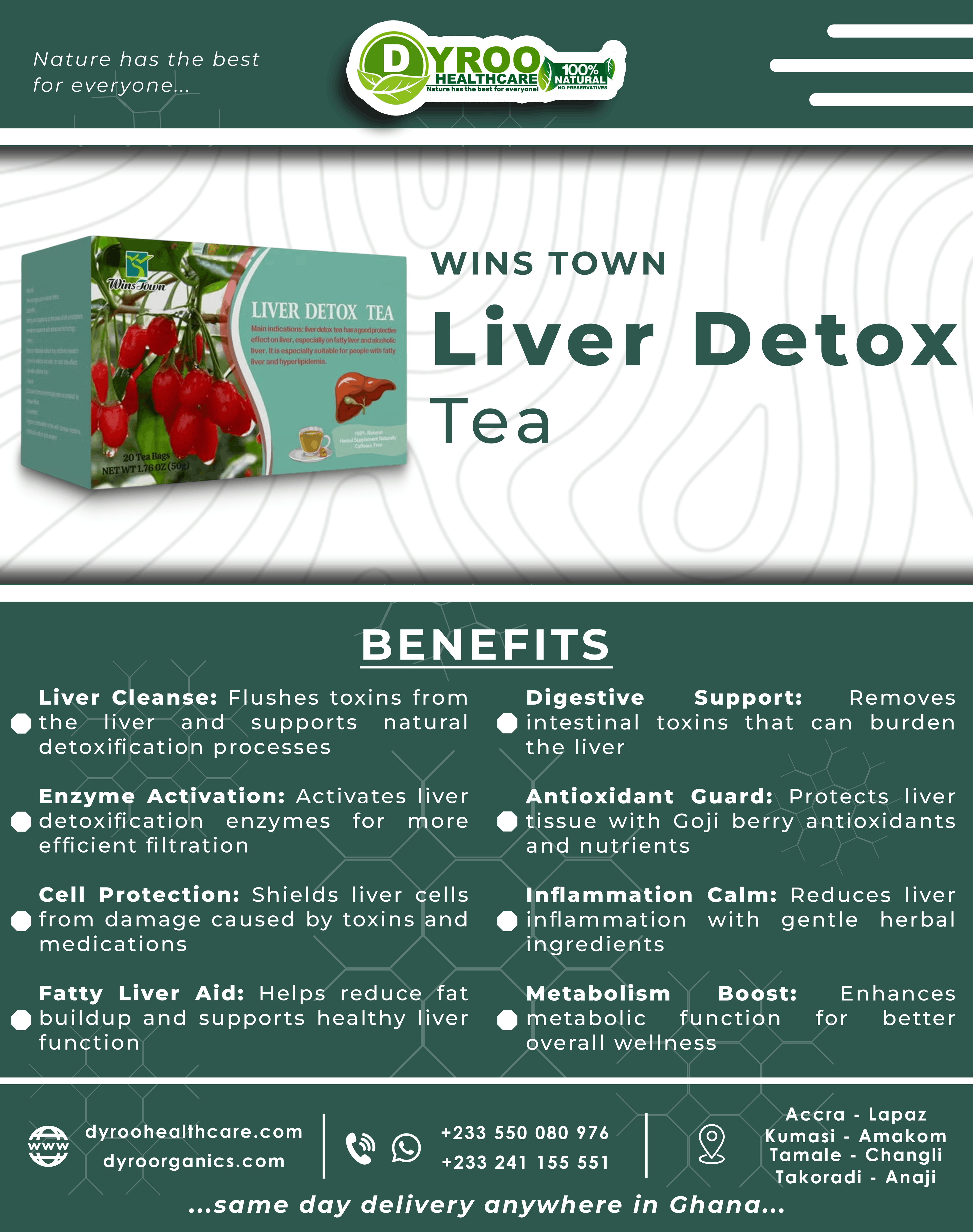 Wins Town Tea for Hemorrhoids Benefits