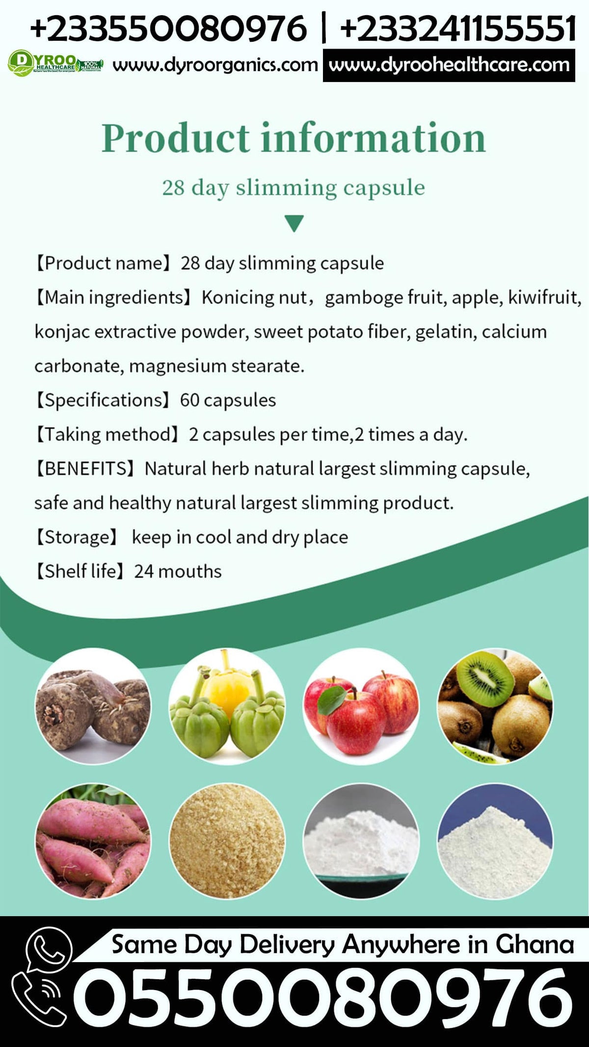 Winstown 28 Day Slimming Capsules in Accra